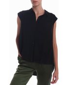 Elizabeth And James Henna Blouse Black - Lyst