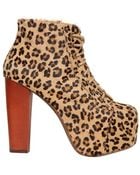 Jeffrey Campbell 120Mm Leopard Printed Ponyskin Boots - Lyst