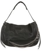 Jimmy Choo Large Biker Leather Shoulder Bag - Lyst