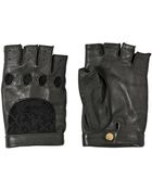 Nina Ricci Lace and Nappa Leather Gloves - Lyst