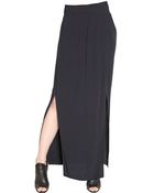 Silent - Damir Doma Long Split Viscose Crepe Skirt - Lyst
