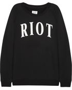 Zoe Karssen Riot Cottonblend Terry Sweatshirt - Lyst