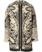 Etro Mohair-wool Coat - Lyst