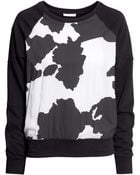 H&M Patterned Sweatshirt - Lyst