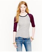 J.Crew Edith A Miller Baseball Sleeve Tee - Lyst