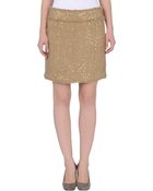 MICHAEL Michael Kors Mini Skirt - Lyst