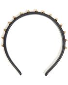 Valentino Leather Rockstud Headband - Lyst