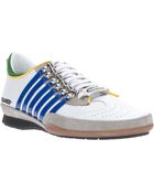 DSquared² Paneled Sneaker - Lyst