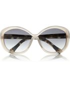 Balenciaga Round Frame Acetate Sunglasses - Lyst