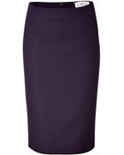 Maison Martin Margiela Wool Pencil Skirt - Lyst