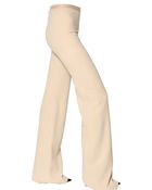 Maurizio Pecoraro Flared Viscose Wool Crepe Trousers - Lyst