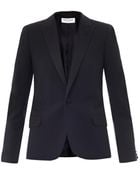 Saint Laurent Gabardine Smoking Jacket - Lyst