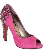 Sam Edelman Lorissa Embellished Suede Courts - Lyst