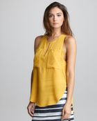3.1 Phillip Lim Twopocket Silk Blouse - Lyst