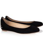 McQ by Alexander McQueen Studded Suede Flats - Lyst
