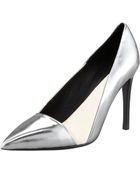 See By Chloé Specchio Pointedtoe Pump Anthracite - Lyst