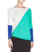 BCBGMAXAZRIA Laheld Colorblock Tunic Dress - Lyst