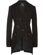McQ by Alexander McQueen Paisley Pea Coat - Lyst