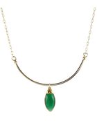 Peggy Li Gemstone Arc Necklace Gf - Lyst