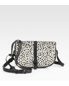 10 Crosby Derek Lam Lola Spotted Hair Calf Shoulder Bag - Lyst