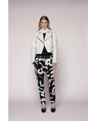 Proenza Schouler Text Print Spiral Pant - Lyst
