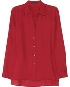 Theory Kissa Silk georgette Shirt - Lyst