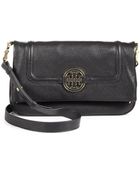 Tory Burch Amanda Foldover Messenger - Lyst