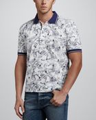 Robert Graham Gracebay Paisleyprint Polo - Lyst