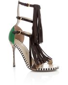 Sergio Rossi Tawaraya Double Tiered Sandal - Lyst