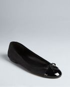 Delman Cap Toe Ballet Flats Brook - Lyst