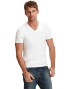 Diesel "Tos" Slub V-Neck Tee - Lyst