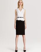 Karen Millen Dress Geometric Broderie - Lyst