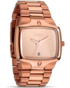 Nixon The Player All Rose Gold Watch 40mm - Lyst