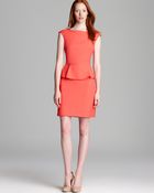 French Connection Dress Peplum - Lyst