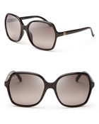 Gucci Oversized Square Sunglasses - Lyst
