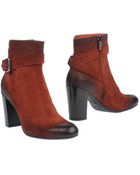 Santoni Ankle Boots - Lyst