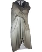 Rick Owens Sleeveless Drape Top - Lyst