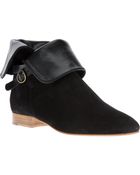Chloé Fold Down Ankle Boot - Lyst