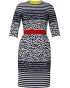 Preen By Thornton Bregazzi Stingray Striped Dress - Lyst