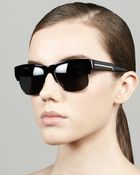 Stella McCartney Halfrim Sunglasses - Lyst