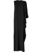 Elie Saab Asymmetric Gown In Black - Lyst