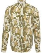 Gant Rugger Khaki Penguin Camo Print Shirt - Lyst
