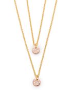 Gorjana 2 Disc Shimmer Necklace - Lyst
