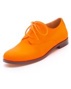 Maison Martin Margiela Lace Up Oxfords - Lyst