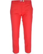 MSGM Cropped Trouser - Lyst