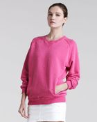 Balmain Crystal Sweatshirt - Lyst