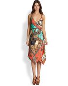 Ralph Lauren Blue Label Silk Nyla Dress - Lyst
