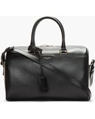 Saint Laurent Black Buffed Leather Duffle 6 Bag - Lyst