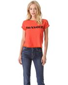 Sonia By Sonia Rykiel Bonsoir Stripe Sweater - Lyst