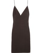 T By Alexander Wang Stretchgabardine Dress - Lyst